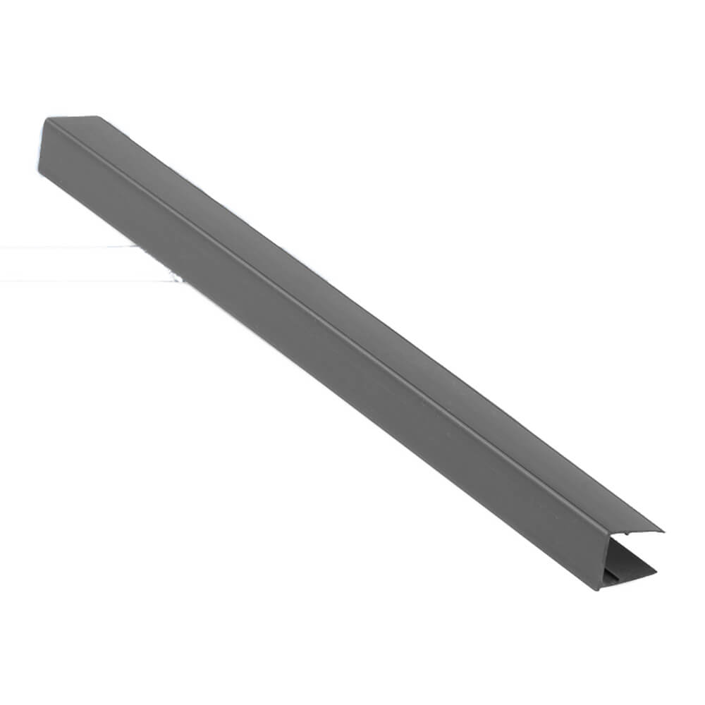 16mm PVC End Closure Anthracitre Grey 2.1m (RAL7016) image
