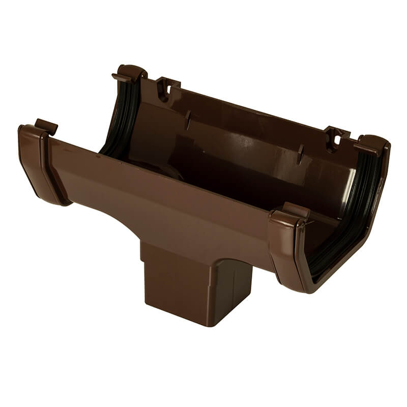 114mm Square Brown Running Outlet  image