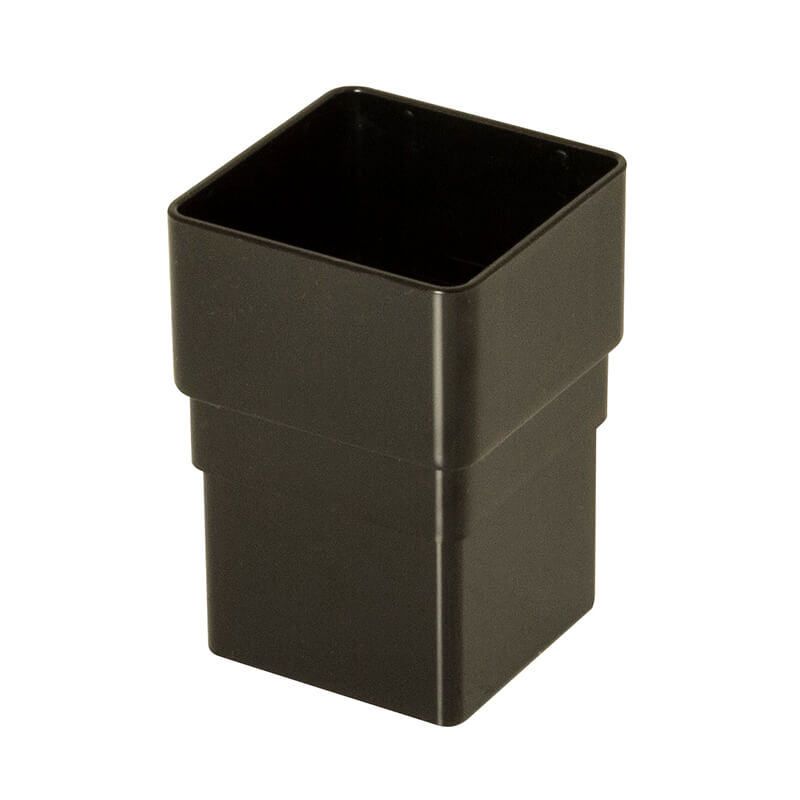 65mm Square Black Pipe Socket  image