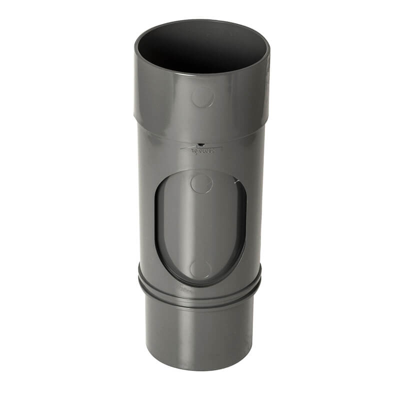 68mm Anthracite Grey Round Access Pipe 