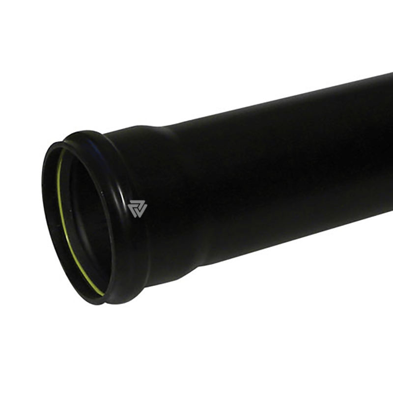 110mm Black Single Socket Pipe 3.0m  image
