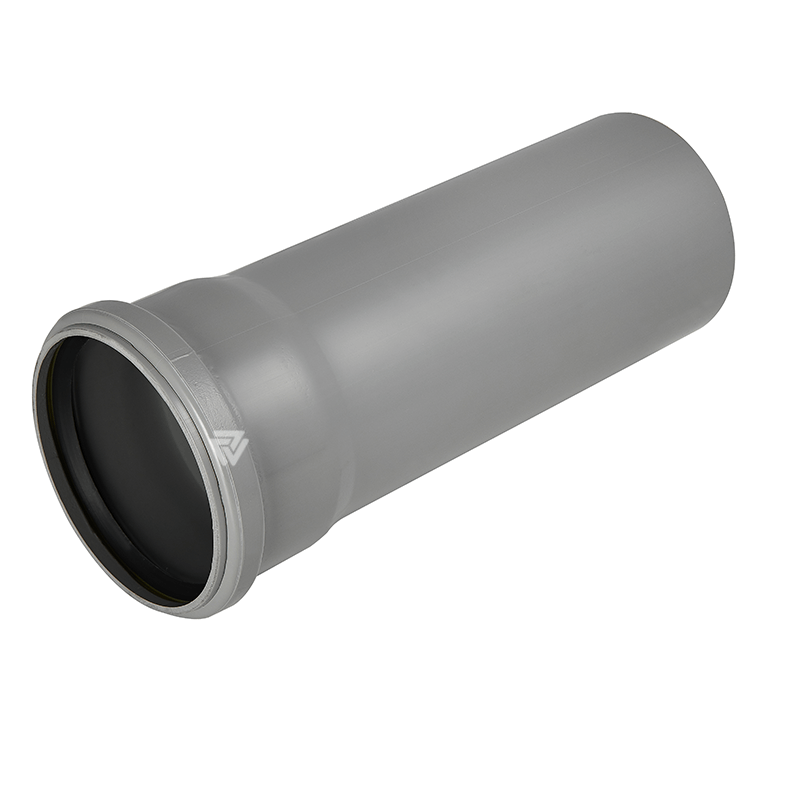 110mm Grey Single Socket Pipe 3.0m  image
