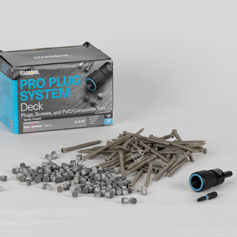 Deckorators Pro Plug Kit Sierra - Pack Of 150 image