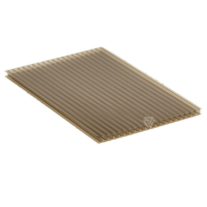 10mm Bronze Multiwall Polycarbonate 980mm x 2000mm image