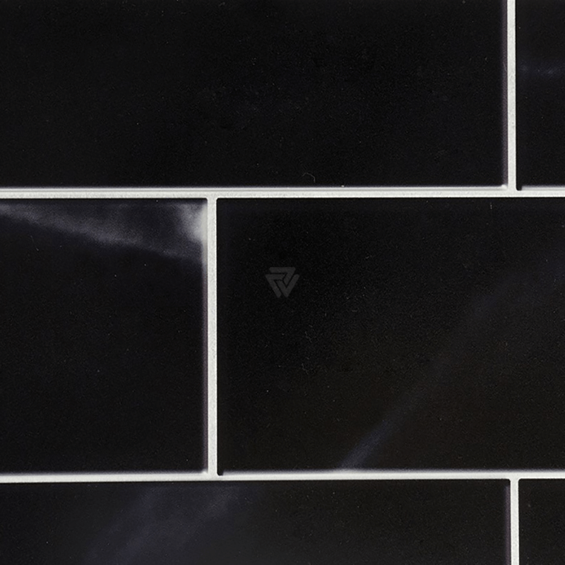 2.5mm Black Marble Tile PVC Wall Cladding Sheet 2.50m x 1.22m 