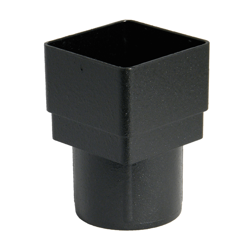 Square to Round Cast Iron Effect Pipe Adaptor  image