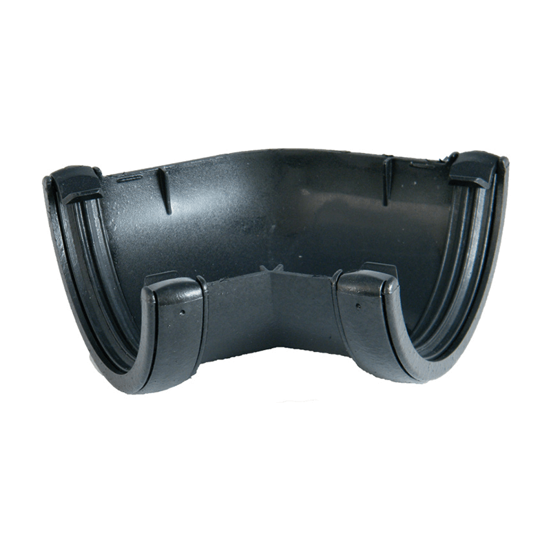 112mm Half Round Cast Iron Effect 135° Gutter Angle  image