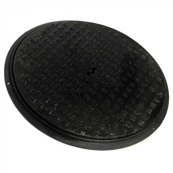 450mm Cast Iron Cover & Plastic Frame  image