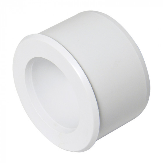 40mm x 32mm ABS Solvent Weld Waste White Reducer image