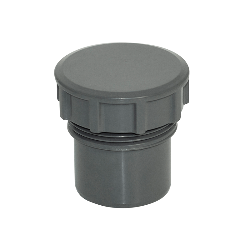 32mm ABS Solvent Weld Waste Anthracite Grey Access Plug image