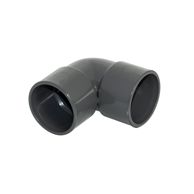 32mm ABS 90° Solvent Weld Waste Anthracite Grey Knuckle Bend