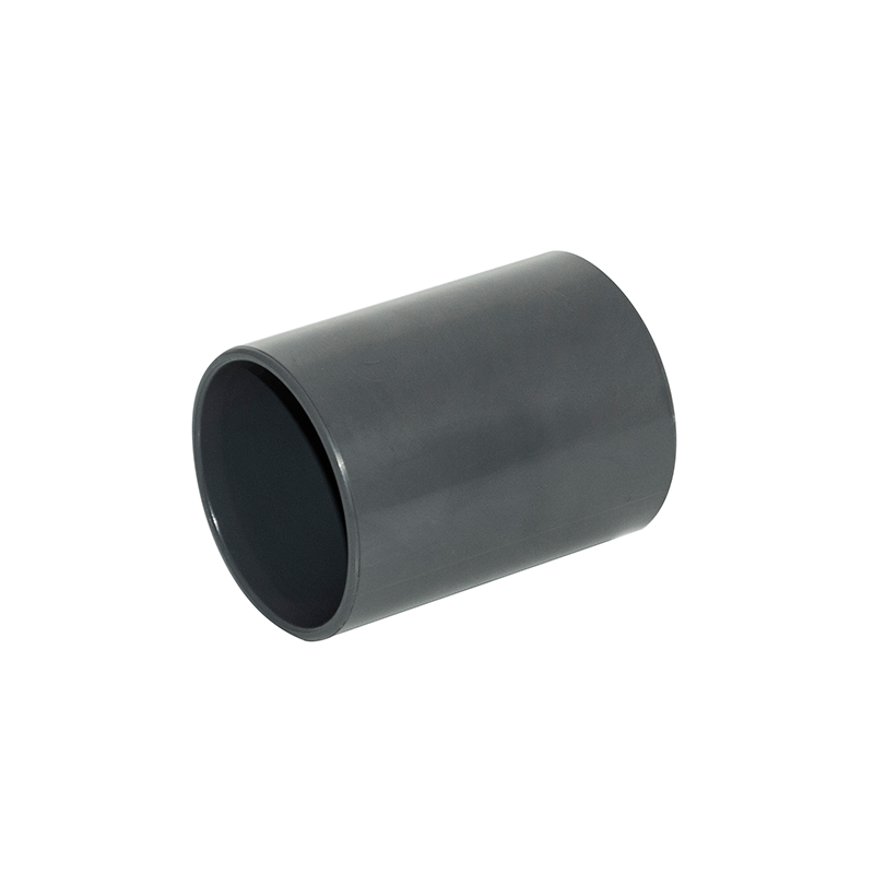 40mm ABS Solvent Weld Waste Anthracite Grey Straight Coupling