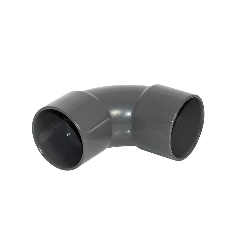 40mm ABS 92.5° Solvent Weld Waste Anthracite Grey Swept Bend image