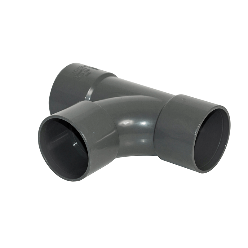 40mm ABS Solvent Weld Waste Anthracite Grey Tee image