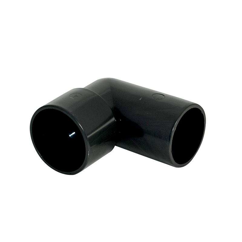 32mm ABS 90° Solvent Weld Waste Black Swivel Bend image