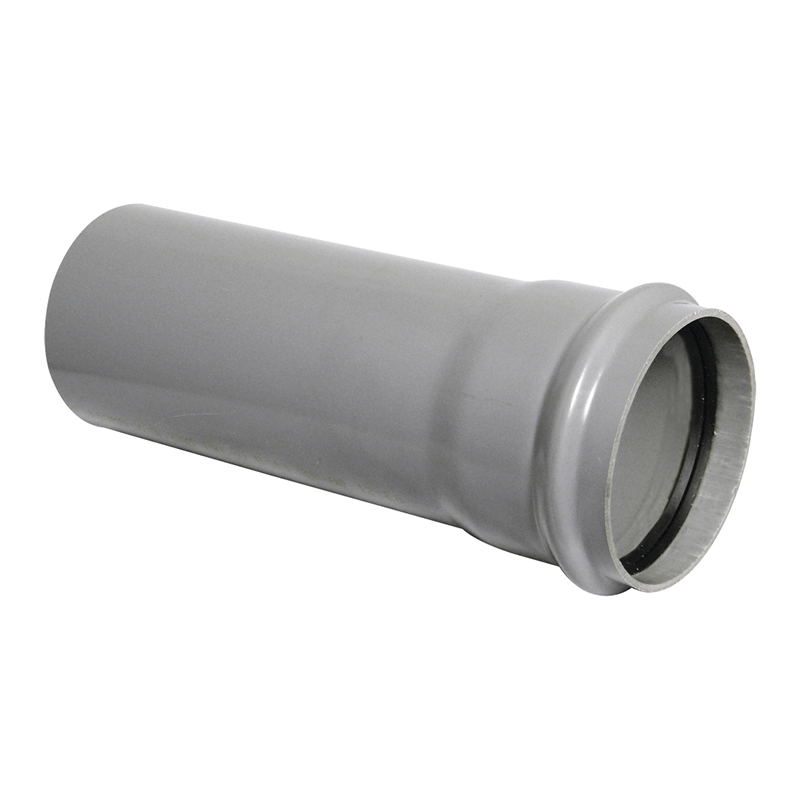 110mm Grey Single Socket Soil Pipe 3m  image