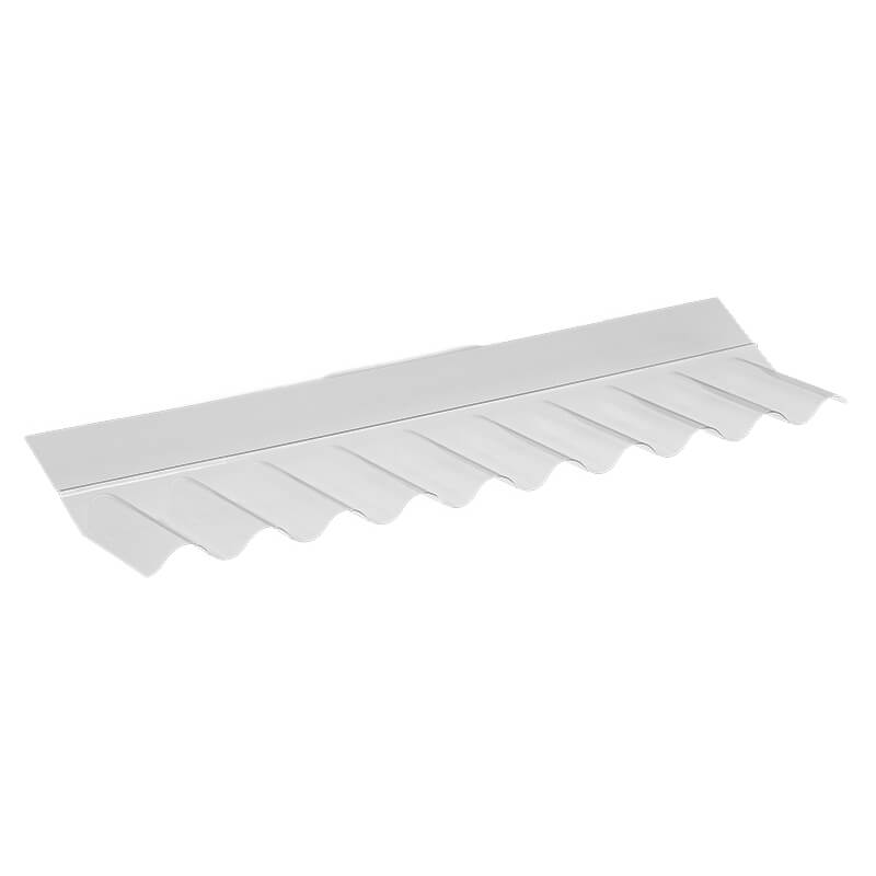 Suntuf Embossed Clear Polycarbonate Corrugated Wall Flashing 1200mm  image