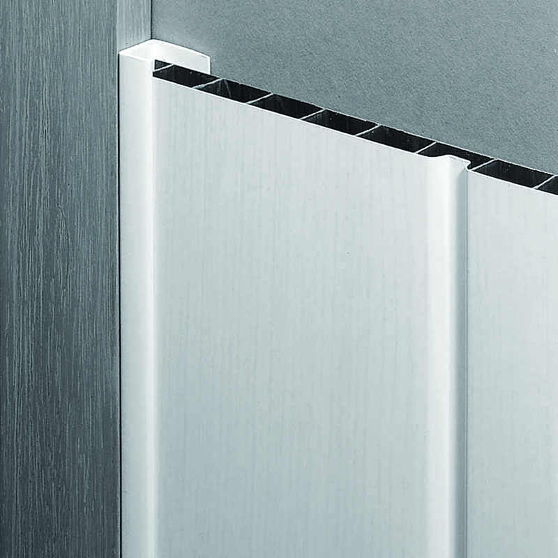 Cold Grey 5-8mm Zest Wall Panel End Cap 2.6m 