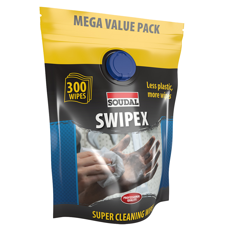 Soudal Swipex Wipes Mega Value 300 pack