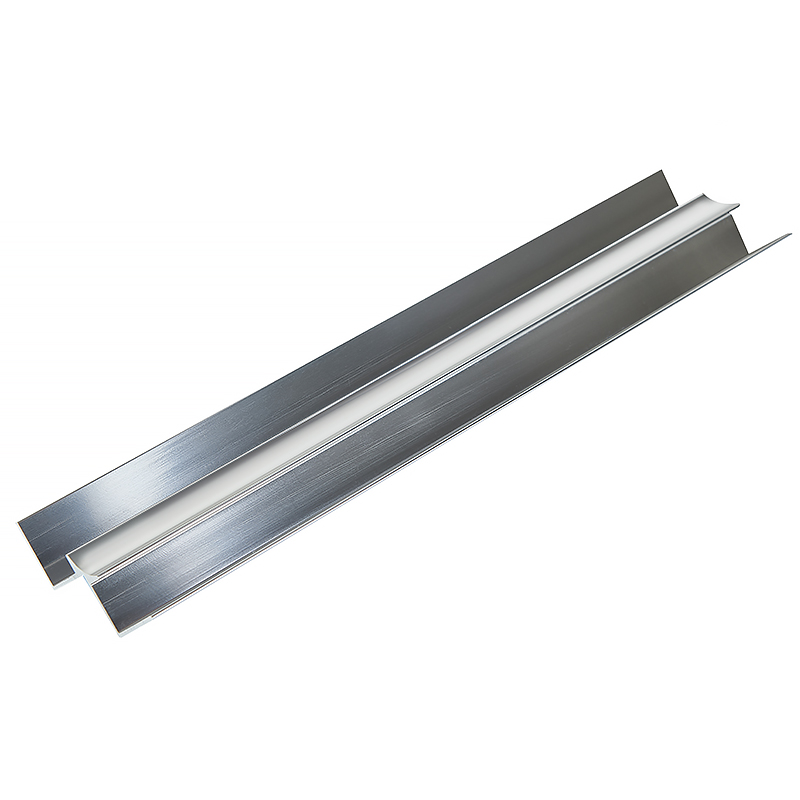 Aluminium Chrome 10mm Zest Shower Panel Internal Corner  image