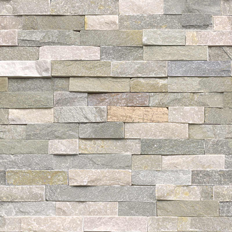 Angelo Dry Stone (matt) 8mm Zest Wall Panels 375mm x 2.6m Pk3  image