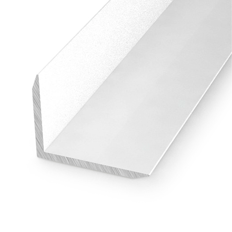 White Aluminium 5mm Zest Wall Panel External Corner 2.6m  image