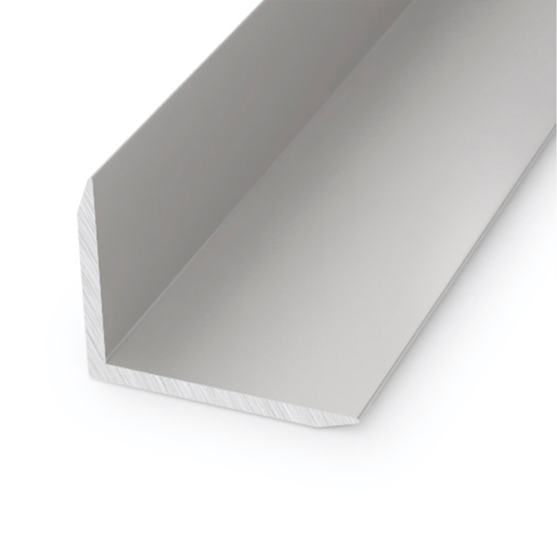 Silver Aluminium 5mm Zest Wall Panel External Corner 2.6m  image