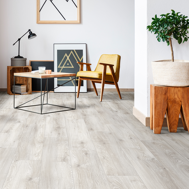 Clever Click White Wash Pine Flooring 191mm x 1320mm Pack of 7 image