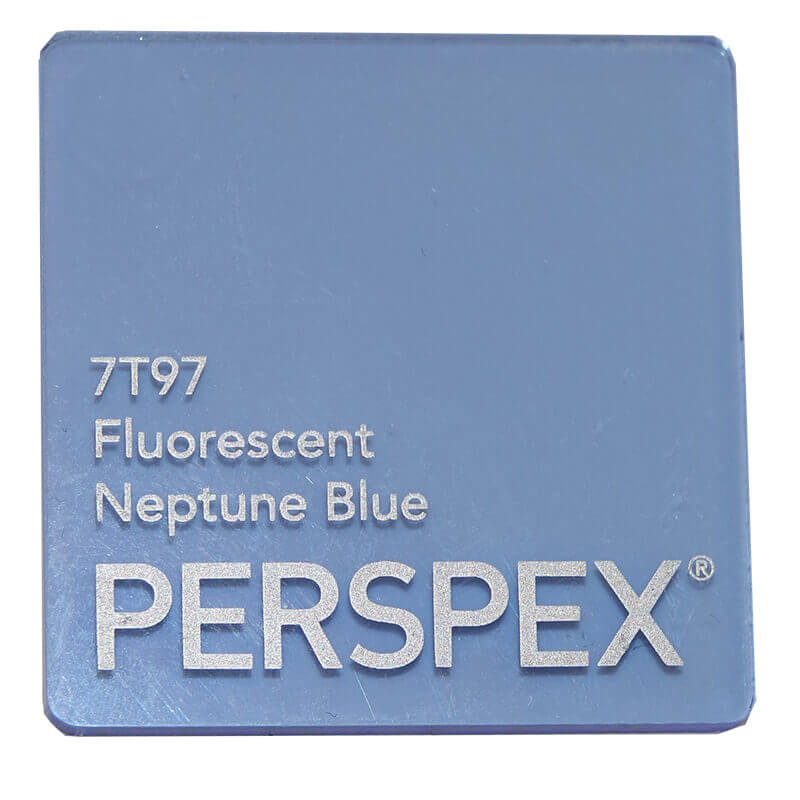 Perspex® Fluorescent 5mm Neptune Blue 7T97 2030mm x 1520mm
