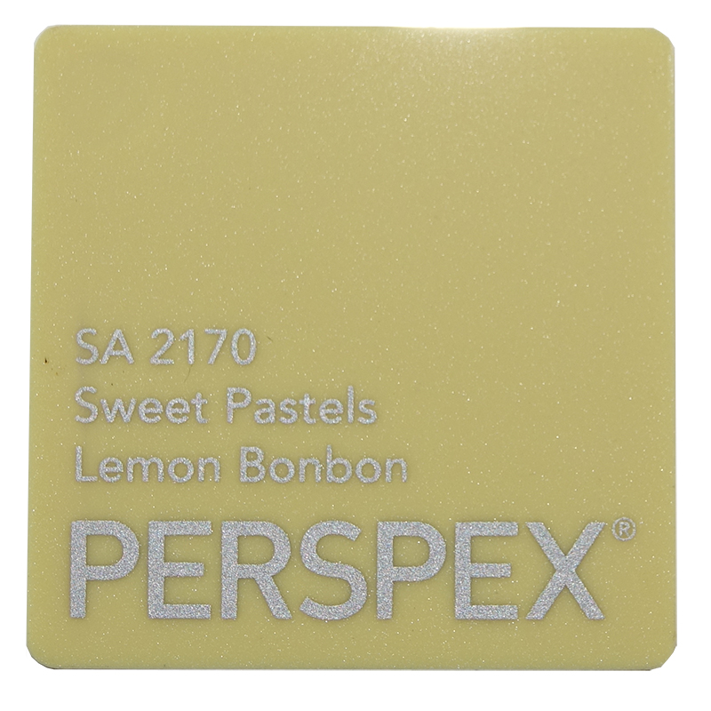 Perspex® Sweet Pastels 3mm Lemon Bonbon SA 2170 2030mm x 1520mm