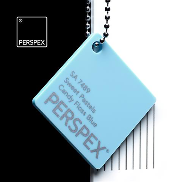 Perspex® Sweet Pastels 3mm Candy Floss Blue SA 7489 2030mm x 1520mm image