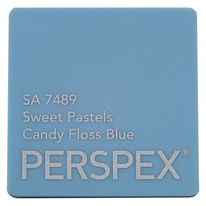 Perspex® Sweet Pastels 3mm Candy Floss Blue SA 7489 2030mm x 1520mm