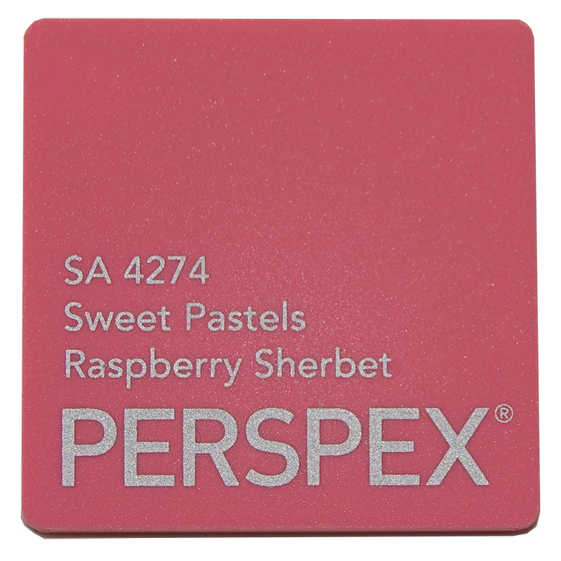 Perspex® Sweet Pastels 3mm Raspberry Sherbet SA 4274 3050mm x 2030mm