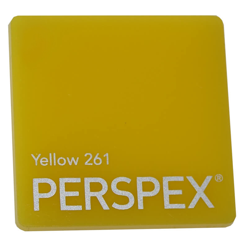 Perspex® Acrylic 3mm Yellow 261 2030mm x 1520mm