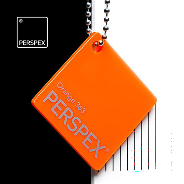 Perspex® Acrylic 3mm Orange 363 2030mm x 1520mm