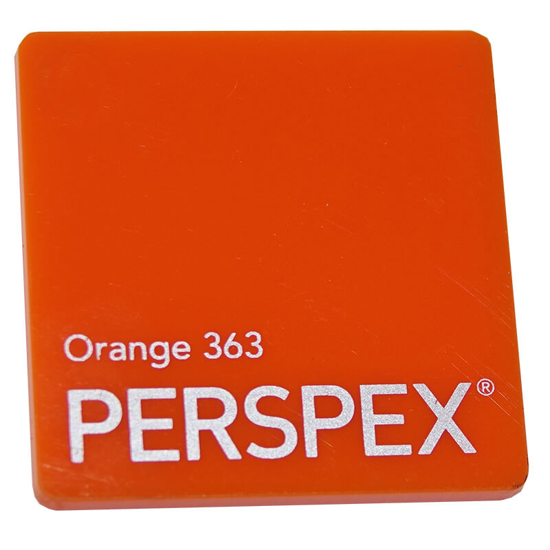 Perspex® Acrylic 5mm Orange 363 3050mm x 2030mm