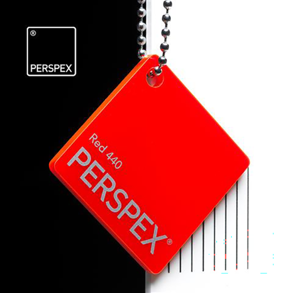 Perspex® Acrylic 3mm Red 440 2030mm x 1520mm image