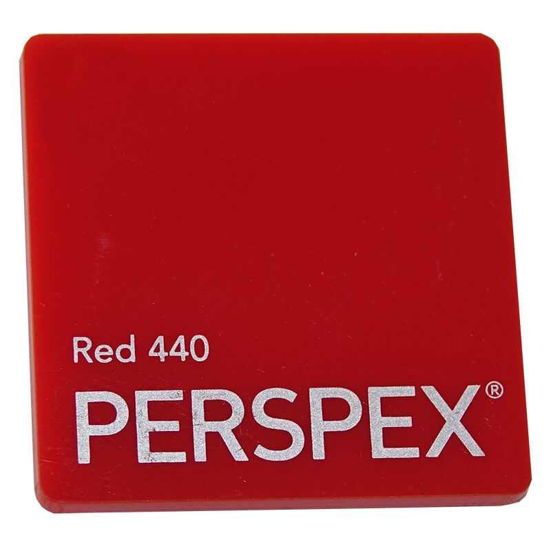 Perspex® Acrylic 3mm Red 440 2030mm x 1520mm