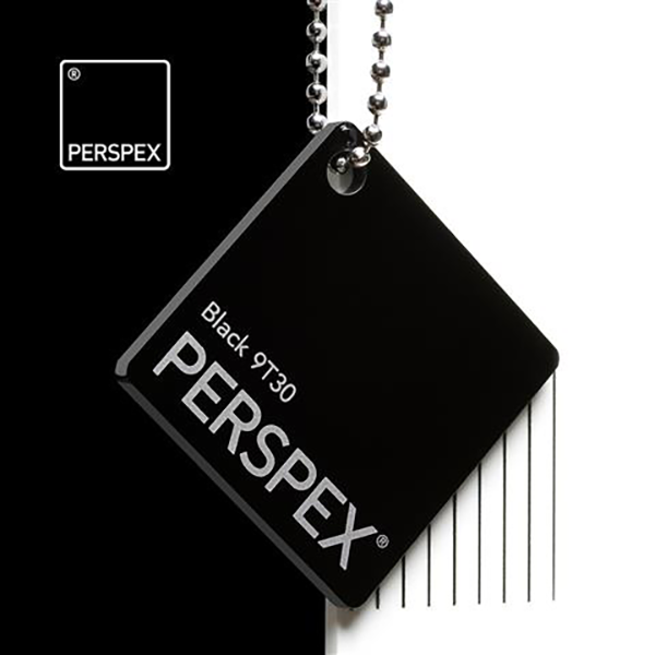 Perspex® Acrylic 3mm Black 9T30 2030mm x 1520mm image
