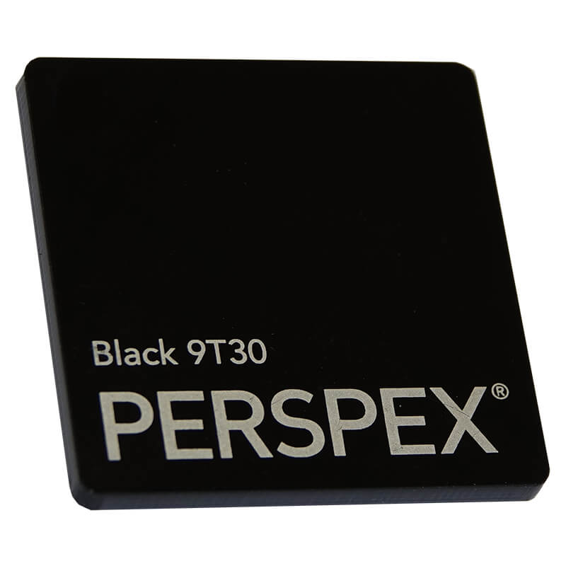 Perspex® Acrylic 5mm Black 9T30 2030mm x 1520mm