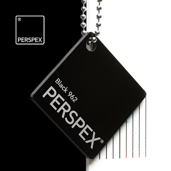 Perspex® Acrylic 3mm Black 962 2030mm x 1520mm image