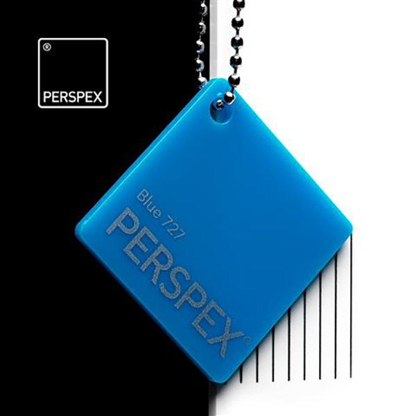 Perspex® Acrylic 3mm Blue 727 2030mm x 1520mm image
