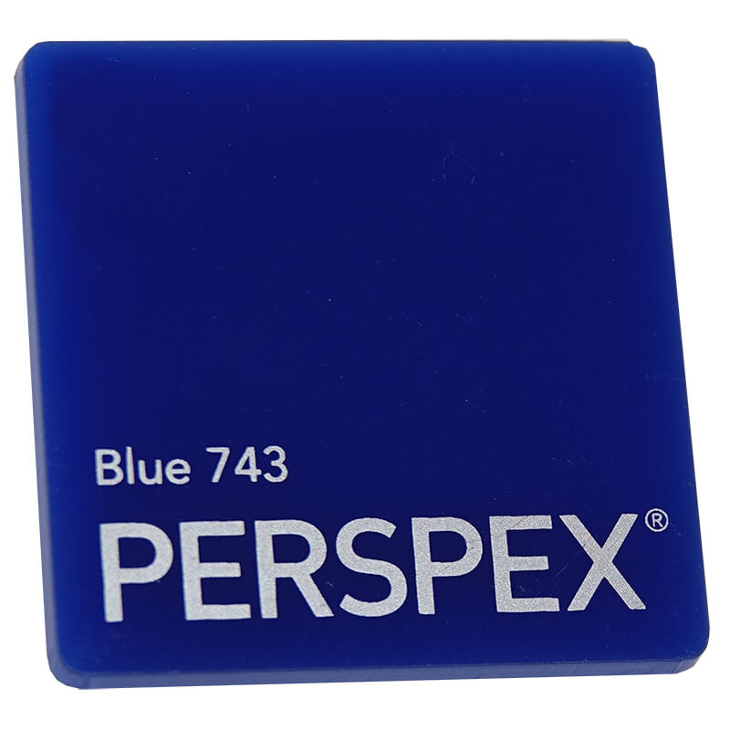 Perspex® Acrylic 3mm Blue 743 2030mm x 1520mm