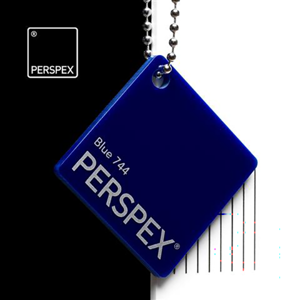 Perspex® Acrylic 3mm Blue 744 2030mm x 1520mm image