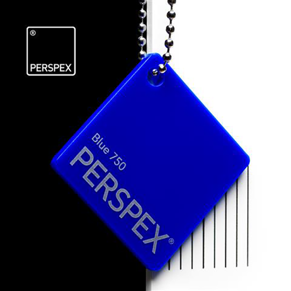 Perspex® Acrylic 3mm Blue 750 2030mm x 1520mm image