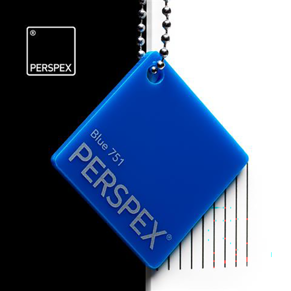 Perspex® Acrylic 3mm Blue 751 2030mm x 1520mm image
