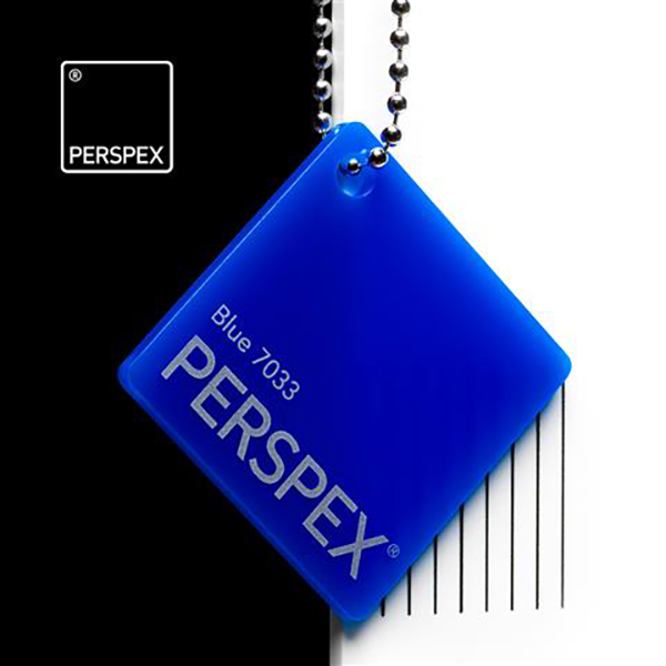 Perspex® Acrylic 3mm Blue 7033 2030mm x 1520mm image