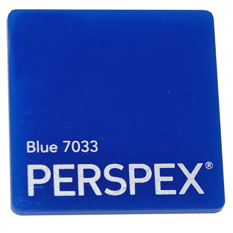 Perspex® Acrylic 3mm Blue 7033 2030mm x 1520mm