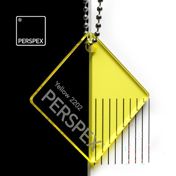 Perspex® Tint 3mm Yellow 2202 2030mm x 1520mm 