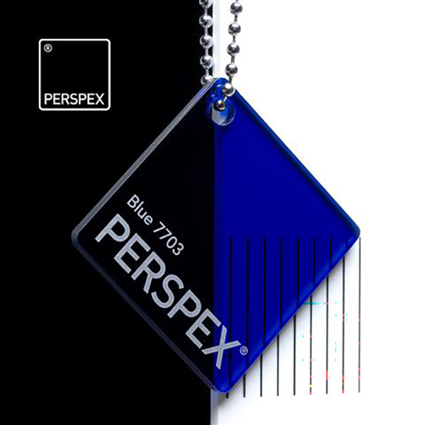 Perspex® Tint 5mm Blue 7703 2030mm x 1520mm image
